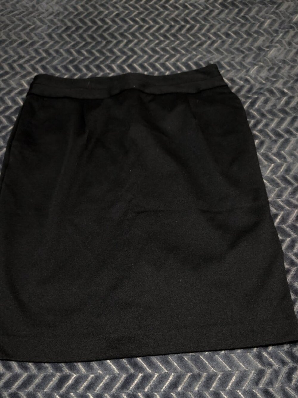 094 George Black Pencil Skirt Womens Size 8